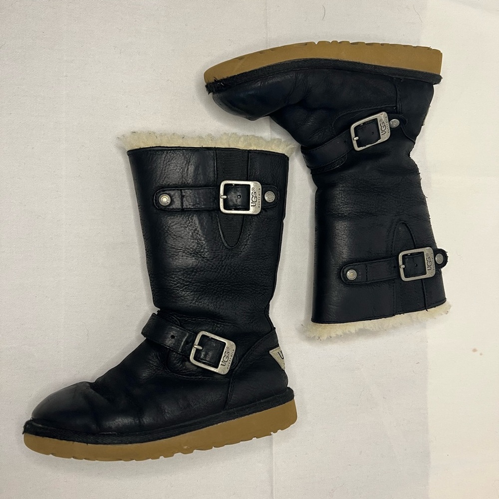 UGG Black Kids Girl Boots US 11 / EU 28